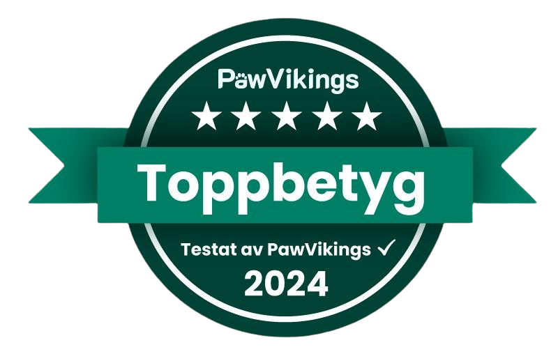 Toppbetyg från PawVikings 2024. Femsjärnig recension av en produkt.