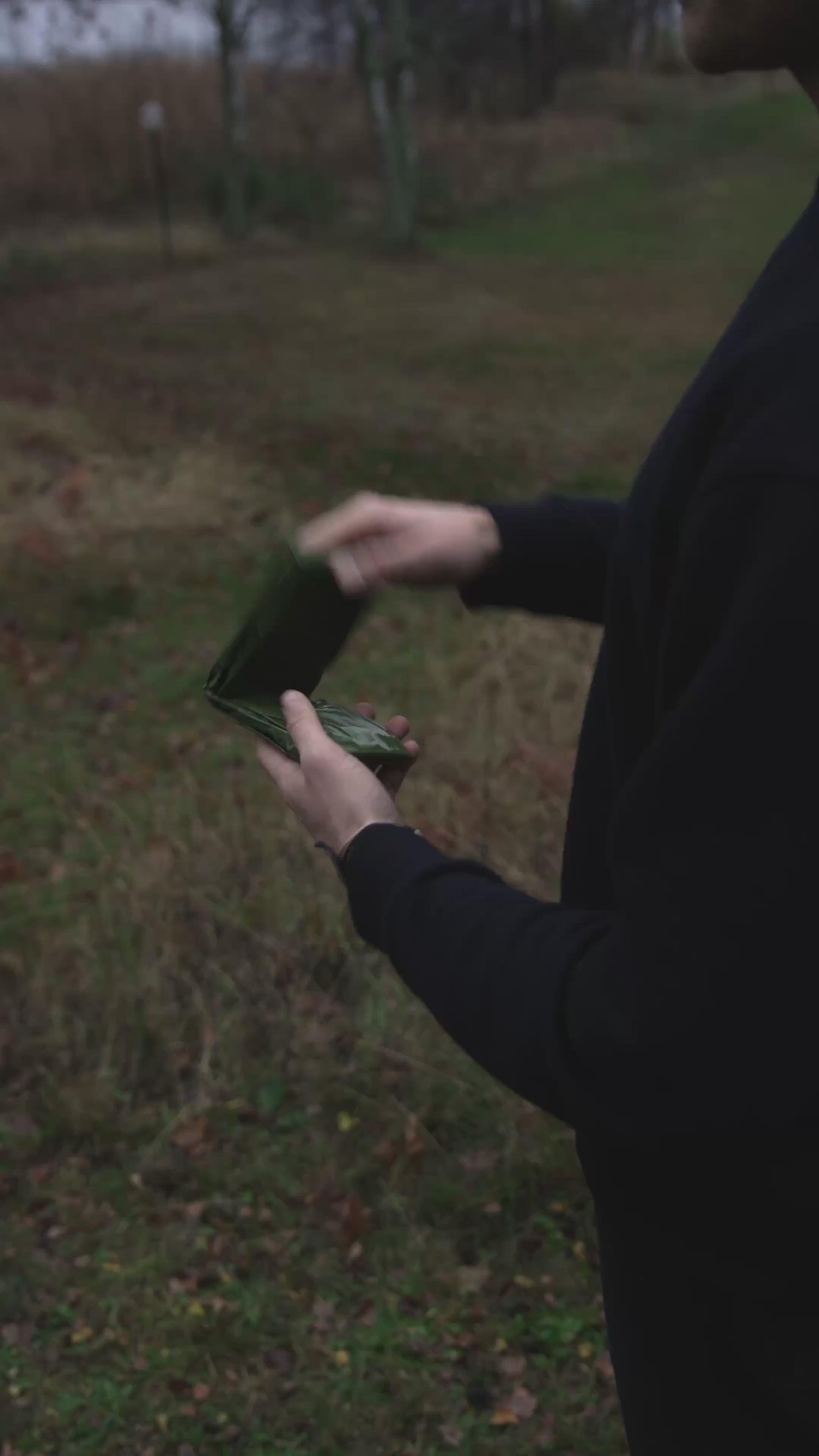 Nödponcho – Vattentät Termisk Överlevnadsponcho i Mylar