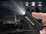Elektrisk USB-lighter - Vandtæt og vindtæt plasmatænder med lommelygte